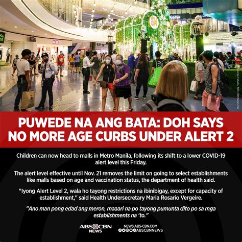 NCR malls can allow kids: DOH says no more age curbs under.